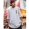 Homens camisetas Oversized Camisetas Hip Hop Monstro Diabo Impressão T-shirt Algodão Meia Manga Casual Verão Tees Top Drop Shipping Roupas Atacado T221006