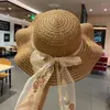 帽子202204-2508655 INS夏の色合いバラの花リボンボウノットキッズガールハットサンキャップチルドレンレジャー