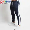Pantalons pour hommes Pantalons Fitness New Slim Stretch Fabric Blank Design Gym Sport Pencil Outdoor Sports Track Pant Rainbowtouches G220929