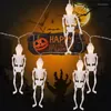 Dizeler Kafatası Garland Partisi Gece Hallowmas Dekoratif 2.5m 10 LED Tatil İpi Aydınlatma 2 Pil Noel Işıkları