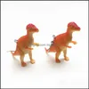 Dangle Chandelier Kreatywny harajuku słodkie serce dinozaur dinozaur dinozaur kropel kolczyk do fajnej dziewczyny imprezy biżuterii