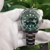 5 Star Super Watch Factory CF V7 Version 7 Color 2813 Automatic Movement Wristwatch green 40mm Ceramic Bezel Sapphire Glass 904L Diving Men Watches New style box