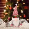 Decorações de Natal A decoração de ornamentos de boneca sem rosto para ornamentos de mesa de casa pendente de presentes de natal ano