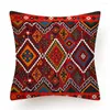 Kudde kalkon persisk matta retro mönster täcker heminredning bakre pillocase linne kast kuddar