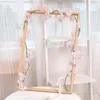 Guirlande de fleurs de cerisier artificielles, 1.8M, fausses fleurs en soie, vigne suspendue Sakura pour fête, arc de mariage, décoration de maison