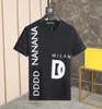 DSQ PHANTOM TURTLE Mens Designer Camiseta Italiano Milão Moda Logotipo Impressão Camiseta Verão Preto Branco T-shirt Hip Hop Streetwear 10277G