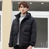 Erkekler Down Parkas Anszk Down Ceket 2020 Yeni Kış Kısa Modaya Modaya uygun Sıcak Renk Değiştiren Gençler Erkekler İçin Soğuk Koruma Giysileri G220930