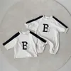 Rompers Kid Boy Casual Letter Loose Romper Cute Bear Cotton Jumpsuit Girl Comfortabele dunne lange mouwen katoenen rompers één stuk J220922