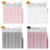 15pcs Nail Art Brushes Polish Painting Cosmetic DIY Draw Pen Tips Set Tools Pro NailArt Liner Designer Brush Kit