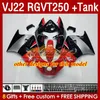 Tank Fairings for Suzuki RGV250 VJ 22 RGVT250 RGV-250 SAPC VJ22 90 91 92 93 94 95 96 160NO.45 RGVT RGV 250 CC RGVT-250 1990 1991 1991 1995 1995 1995 1995 Red Red White