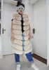 Женский мех мех Zadorin Luxury Winter Coat Женщины Long Faux Veste Femme Высокий имитационный жилет пушистый пушистый
