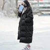 Womens Down Parkas Hooded Coat for Women Autumn Warm Thick Long Puffer Winter Ladies Jackets Couple Models Men and Women Parka Quilte 2209