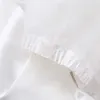 Kvinnors sömnkläder Kvinnor Sleep Wear Satin Silk Robes Sexig långärmad nattklänning Homewear Feather Dressing Gown Bridal Robes Pyjamas Woman PJS T221006