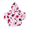 Xingqing y2k Sweatshirt Men Star Print Long Sleeve Hooded Tops 2000s Aesthetic Clothes Zip Up Streetwear Fairycore Grunge Jacket Y220818