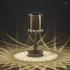 Night Lights Diamond Table Lamp Touch Dimming Acrylic Decoration Desk For Bedroom Bedside Crystal Lighting Fixtures Gift LED Light