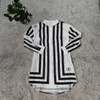 Print Shirt Dress Women Fashion Lapel Neck Long Sleeved Short Mini Dresses Clubwear Free Ship