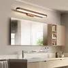 Minimalistyczne nowoczesne lustro LED przednia lampa ścienna Skandynawska łazienka światło sypialni Wejście Kuchnia