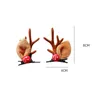 Decorazione natalizia Copricapo Corno di alce Fermaglio per capelli Accessori per capelli per bambini Cerchio RRE14715