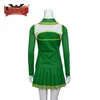 Kvinnors träningsdräkter Nytt Senior Year Movie Rebel Wilson HHS Cheerleader Come High School Cheer Uniform Dress Green Cheerleading Outfit For Adults T220909