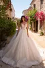 Modest beach Boho A Line wedding Dresses 2023 Lace O Neck Sleeveless Country Long Tulle plus size Bridal Gowns robes de mariee BC14512 GB1006