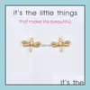 Stud Mini Dragonfly Earrings Alloy Exquisite Gold Sier Color Stud Womens Cute Card Jewelry Gifts For Girls Drop Delivery 2021 Lulubaby Dh7Hn