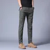 Men's Pants ICPANS Summer Thin Casual Men Pockets with Zipper Black Slim Fit Skinny Mens Trousers Office G220929