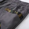 Men's Pants Autumn Casual PantS Solid Color Stitching Camouflage Pant Trousers Tether Loose Cargo Scrub for Men G220929