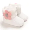 First Walkers 0-18M Born Baby Girl Boy Stivali da neve Suola morbida Scarpe antiscivolo per il calore invernale Comoda caviglia