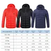 Jackor 2022 Ny uppvärmd kappa USB Electric Cotton Heater Thermal Clothing Chaleco Termico Heating Vest Mens Clothes Y2210