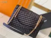 Upgraded chip ENVELOPE large 31CM envelope bags V-shaped diamond caviar handbag designer women's chain shoulder messenger bag medium 24CM