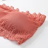 Bustier Corsetti Reggiseno e canottiera senza spalline avvolgenti in pizzo sottile da donna e canottiera con base anti-esposizione, canottiera a tinta unita, intimo