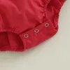 Rompers min första jul nyfödda flickor romper Santa pannband outfit baby jumpsuit kläder xmas gåva j220922