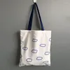 Borse da sera Borsa a tracolla in tela da donna a forma di nuvola Borsa a tracolla in tessuto casual da shopping di grandi dimensioni per shopper da donna con cerniera