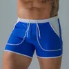 Męskie stroje kąpielowe 2021 Nowe seksowne spodnie pływackie Patchwork Beach Shorts Mayo de Praia Homens Maillot Bain J220913