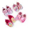 First Walkers Born Baby Shoes Semelle souple pour bébé fille Prewalker Sneaker