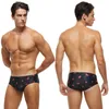 Men Swimwear 2022 Datifer Brand Print Swimming Trunks Low Waist Sexy Boxers Sexy Beachwear Shorts Short J220913