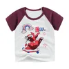 Camicie 2022 T-shirt per bambini manica corta a manica a pura cotone cartoni animati ragazze in stile estivo in stile coreano topdrensw