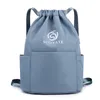 HBP Sac en toile à cordon de serrage pour sacs à dos d'âge moyen et âgés sacs d'épicerie commodité sacs de grande capacité sac à dos femmes