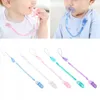 Baby poddler fopspeen veerketen soere tepel clip keten houder band baby kauw speelgoed anti-drop fopspeenketens