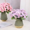Decorative Flowers High Quality Artificial Peony Floral Bouquet Simulation Fake Home Decor Wedding Marriage Party Oendant