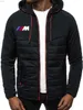 Шуфляни для мужчин для мужчин для BMW Power M1 Print Long Fashion Eleve с свитерами мужская куртка на молнии