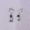 Alloy Star Astronaut Ear Cuff Style Pare's Friendly Lady Girl Earrings Dingles Stud Gift