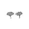 S925 Charms Pingente Colar Maple Leaf Ginkgo Brincos com miçangas originais Jóias de Fit Pandora