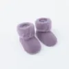 Nouveau bébé chaussettes hiver épais chaud chaussettes nouveau-né garçons filles bébé antidérapant bébé pied chaussette 20221006 E3