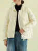 Parkas en duvet pour femmes automne hiver décontracté blanc canard doudoune femmes brillant léger vers le bas manteau femme fermeture éclair manches longues col montant Parkas courts 220930