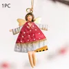 Décorations de Noël Année 2022 Cadeaux d'enfants pendentifs mignons poupées Santa Claus Ornements d'arbre de Noël Navidad Home Decor