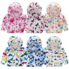 Jackor söt baby flicka jacka pojke huva kappa solskyddsmedel baby pojkar flickor långärmad sommar solskydd barn kläder outwear 2201006