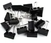 1200 PCS Accessories Office Files Documents Metal Black Binder Clips 25 мм шириной