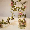 Strings 2022 2M 10M Rose Fairy String Garland Home Decor Led Light For Christmas Wedding Valentine's Day Luces Decoracion Dormitorio