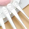 Utensils Set Fork Knife Teaspoon Spoon Food Baby Feeding Children Learning Foods Habit Kids Stainless Steel Cutlery 20221006 E3